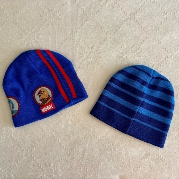 NWOT, FANTASTIC FOUR & NINTENDO, BOYS SOCK HATS. ONE SIZE. - Picture 4 of 8